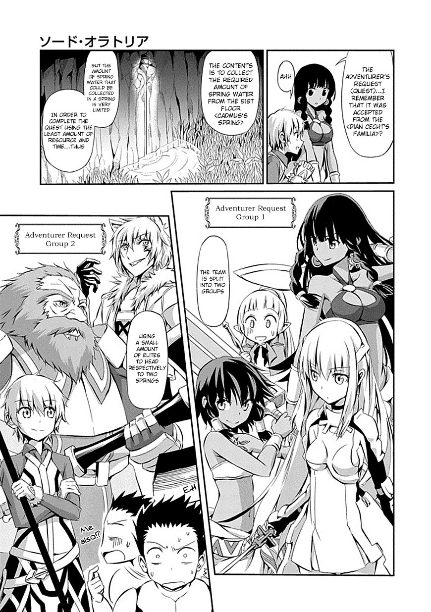 Dungeon ni Deai o Motomeru no wa Machigatte Iru Darou ka Gaiden - Sword Oratoria chapter 1 page 48