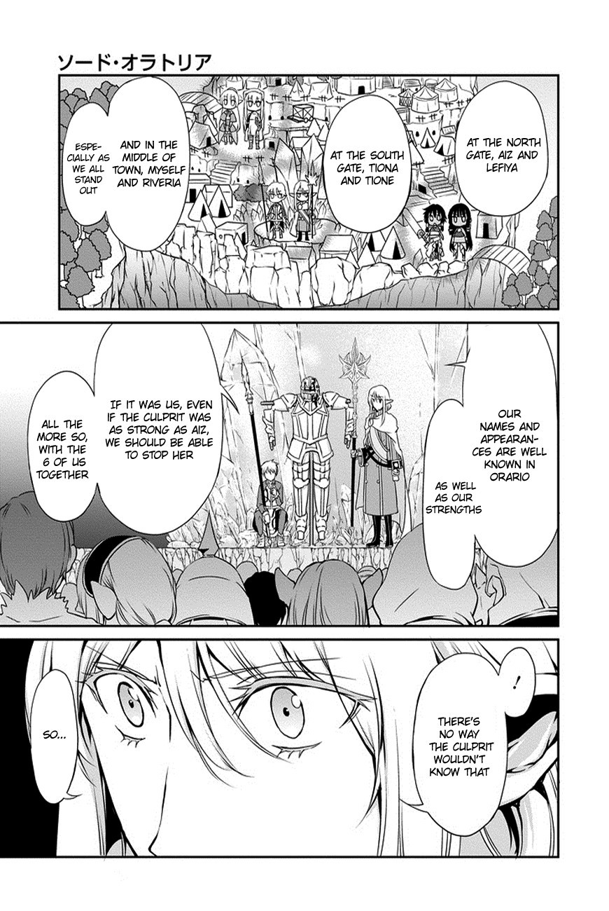 Dungeon ni Deai o Motomeru no wa Machigatte Iru Darou ka Gaiden - Sword Oratoria chapter 11 page 38