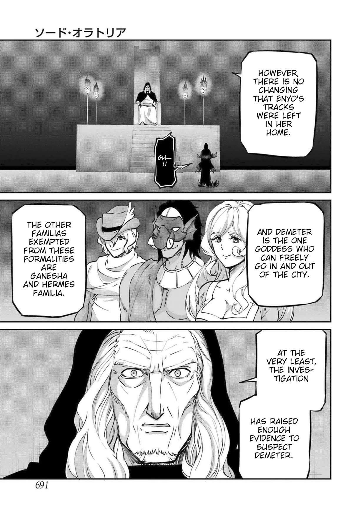 Dungeon ni Deai o Motomeru no wa Machigatte Iru Darou ka Gaiden - Sword Oratoria chapter 112 page 18