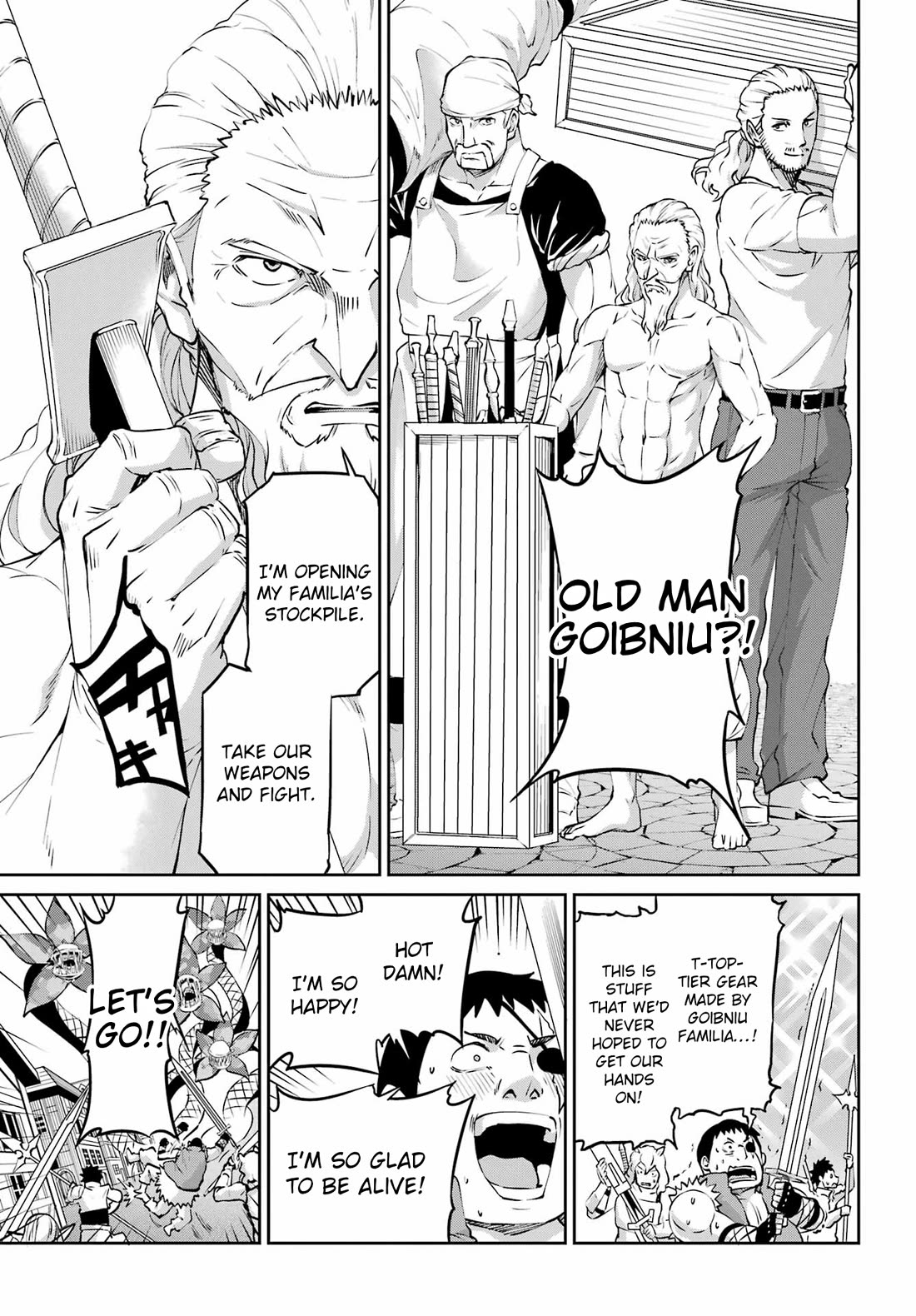 Dungeon ni Deai o Motomeru no wa Machigatte Iru Darou ka Gaiden - Sword Oratoria chapter 129 page 8