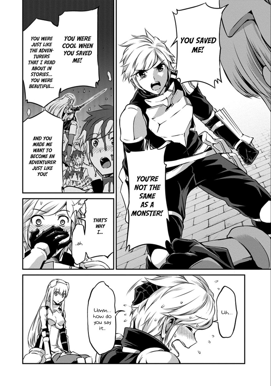 Dungeon ni Deai o Motomeru no wa Machigatte Iru Darou ka Gaiden - Sword Oratoria chapter 30 page 35