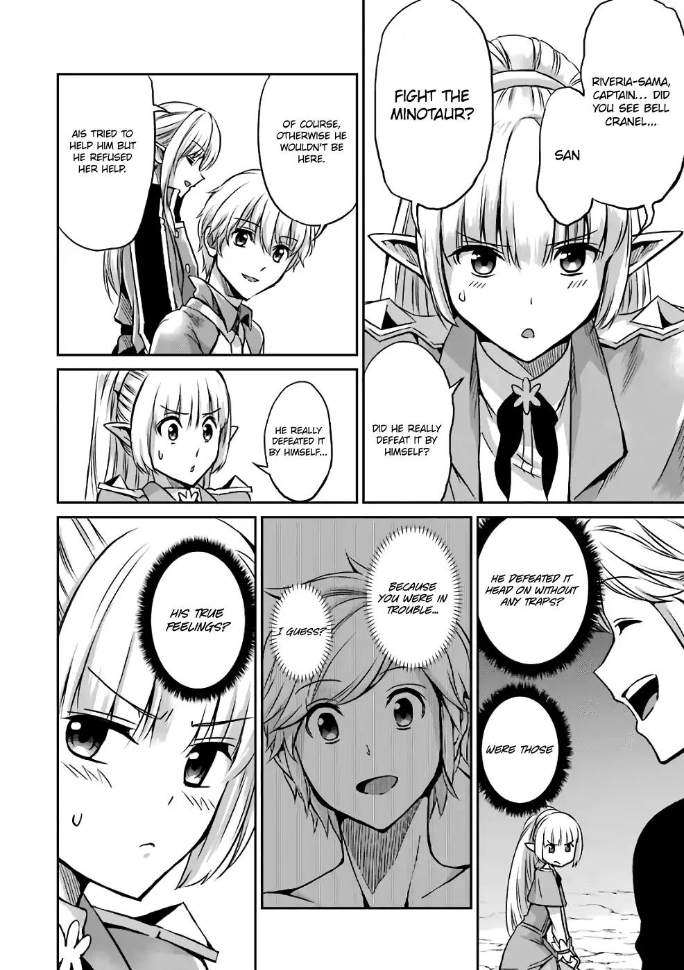 Dungeon ni Deai o Motomeru no wa Machigatte Iru Darou ka Gaiden - Sword Oratoria chapter 43 page 34