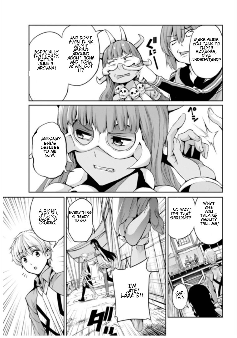 Dungeon ni Deai o Motomeru no wa Machigatte Iru Darou ka Gaiden - Sword Oratoria chapter 59 page 7