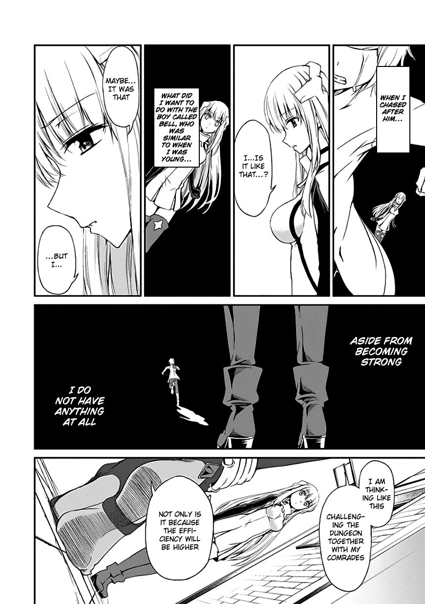 Dungeon ni Deai o Motomeru no wa Machigatte Iru Darou ka Gaiden - Sword Oratoria chapter 6 page 28