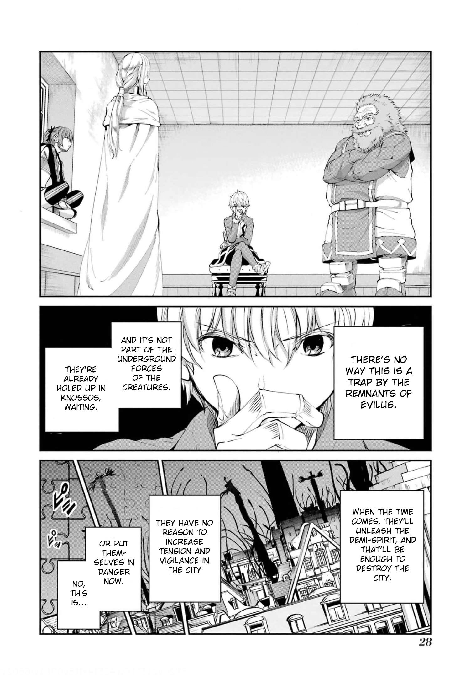 Dungeon ni Deai o Motomeru no wa Machigatte Iru Darou ka Gaiden - Sword Oratoria chapter 79 page 27