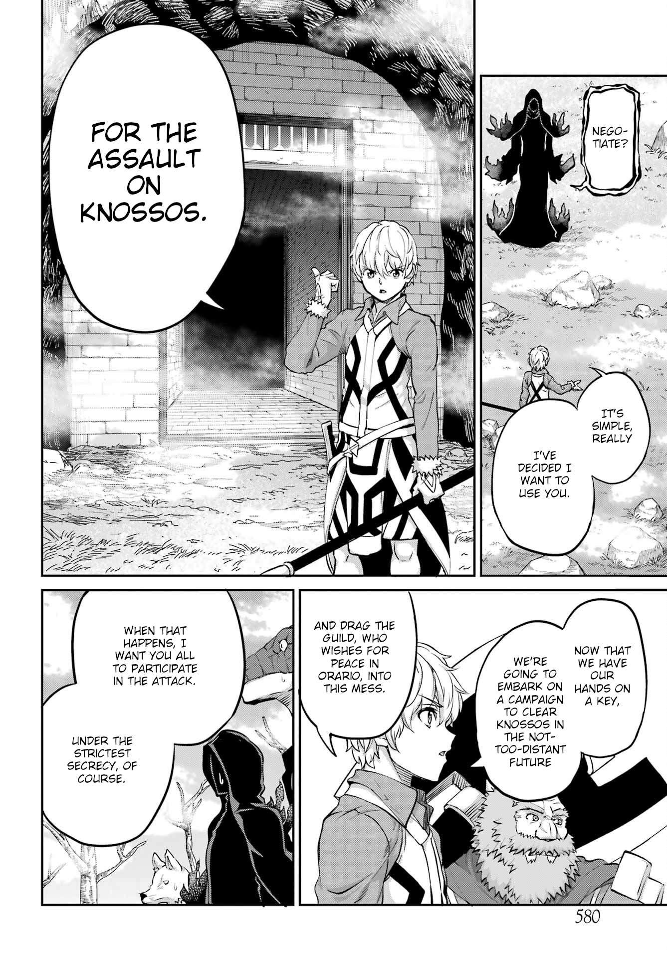 Dungeon ni Deai o Motomeru no wa Machigatte Iru Darou ka Gaiden - Sword Oratoria chapter 96 page 34