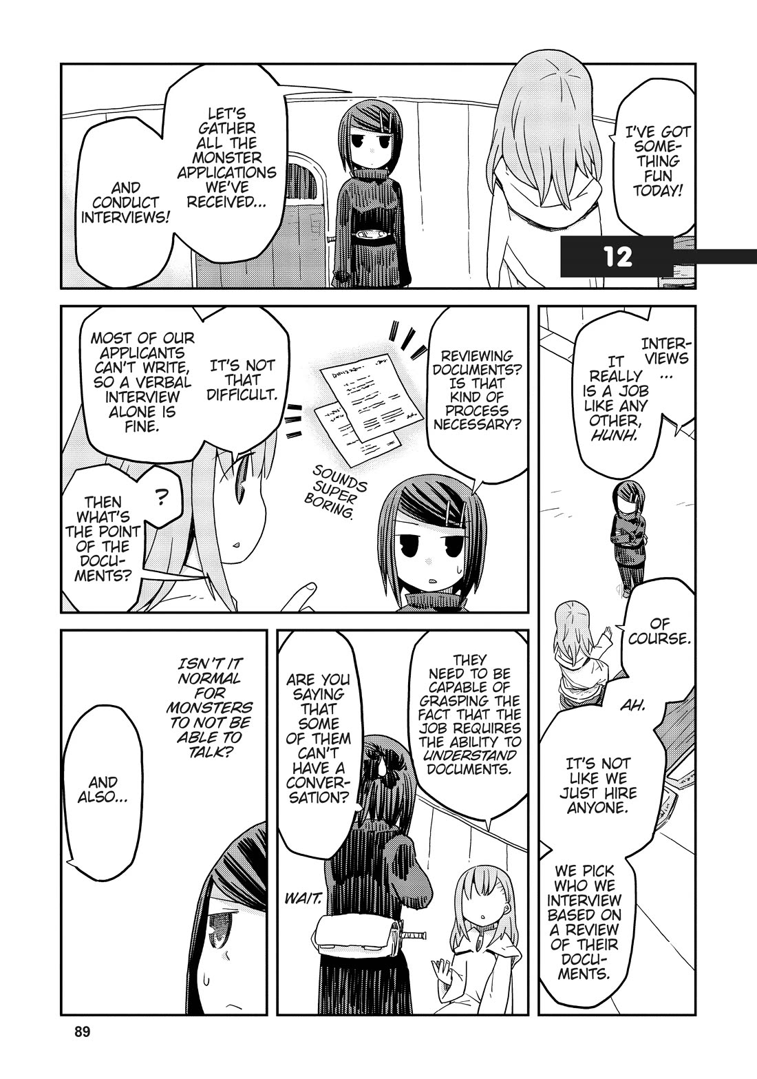 Dungeon People	 chapter 12 page 1