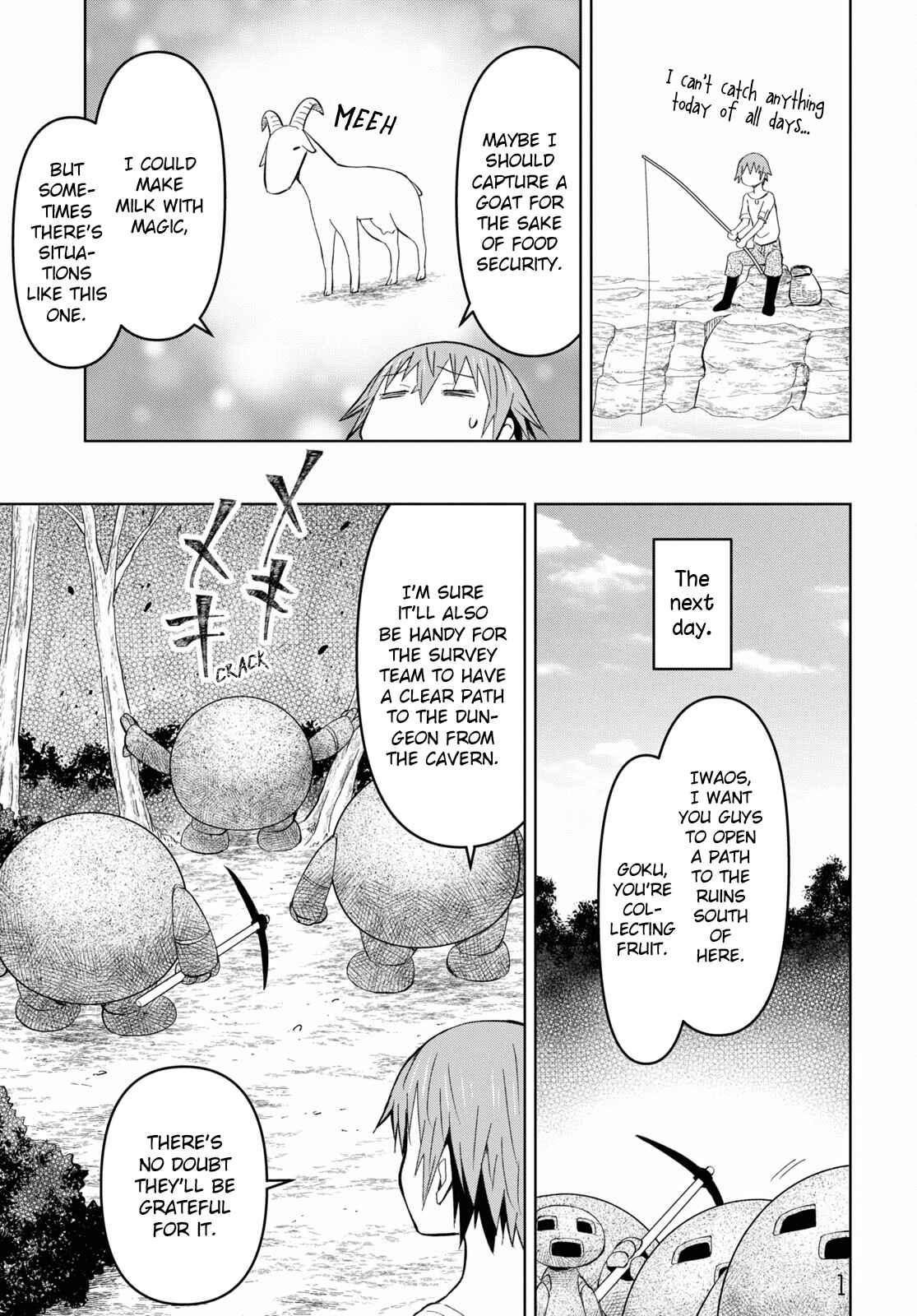 Dungeon Tou de Yadoya wo Yarou! Souzou Mahou wo Moratta Ore no Hosoude Hanjouki chapter 14 page 21