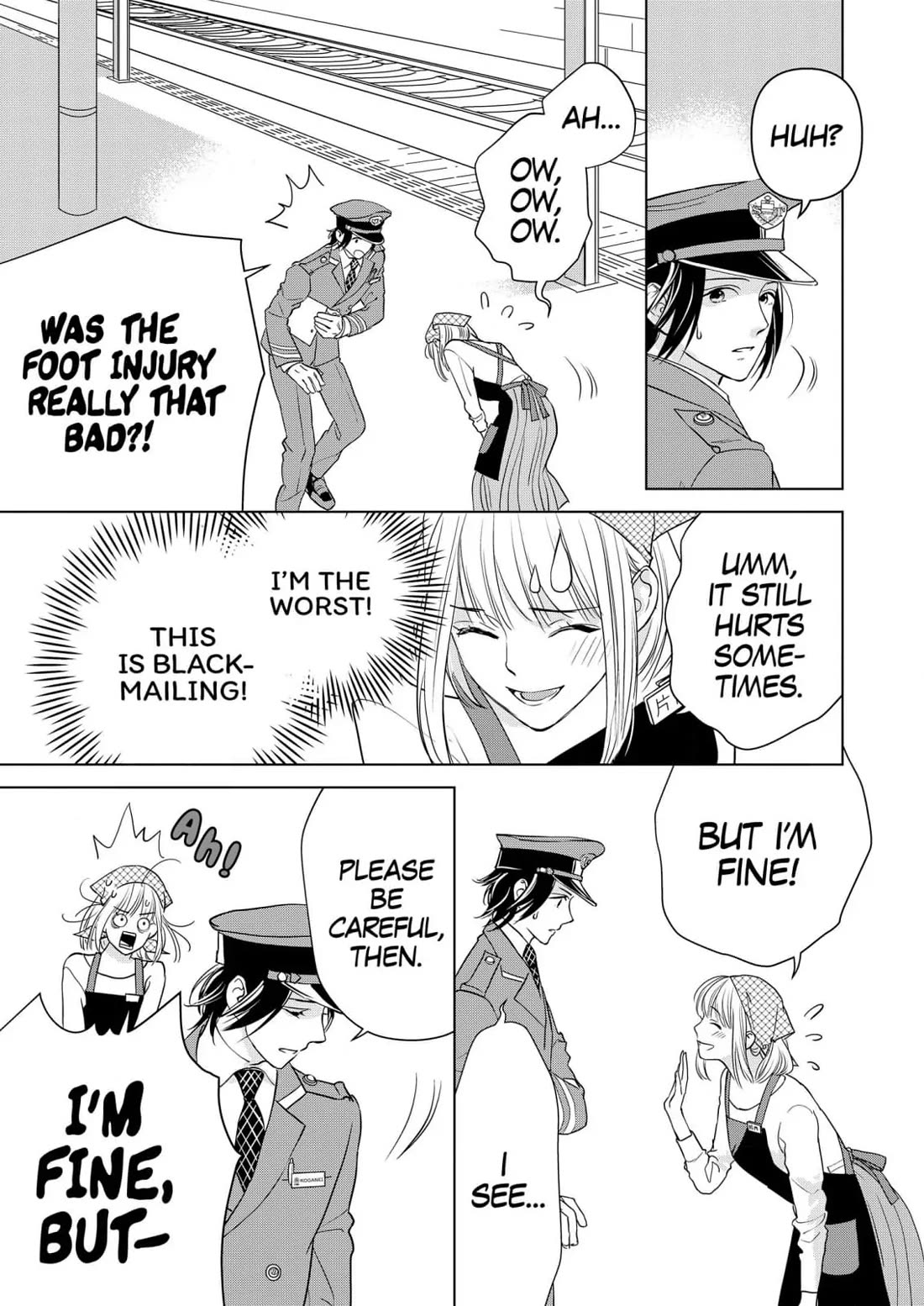 Ekikoi: The Young Miss Falls for the Station Attendant chapter 11 page 4