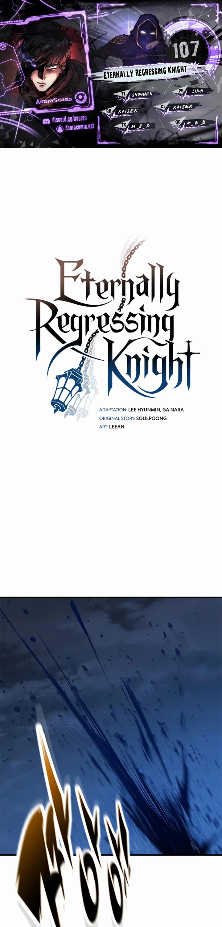 Eternally Regressing Knight chapter 107 page 1