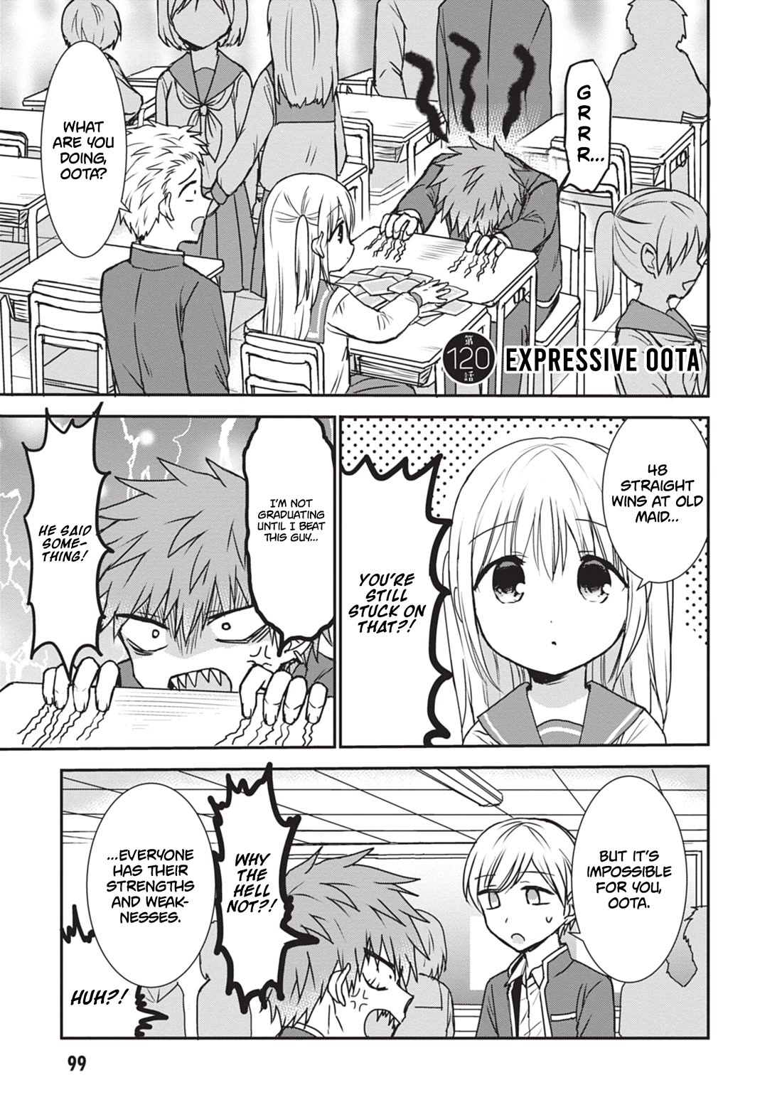 Expressionless Face Girl and Emotional Face Boy chapter 120 page 2