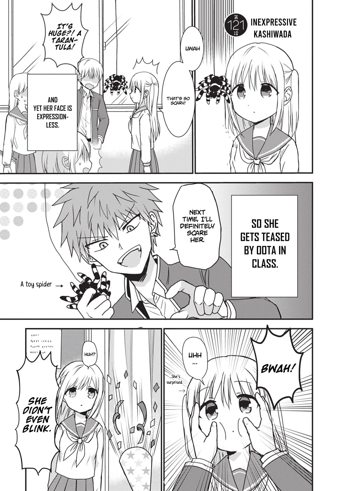 Expressionless Face Girl and Emotional Face Boy chapter 121 page 2