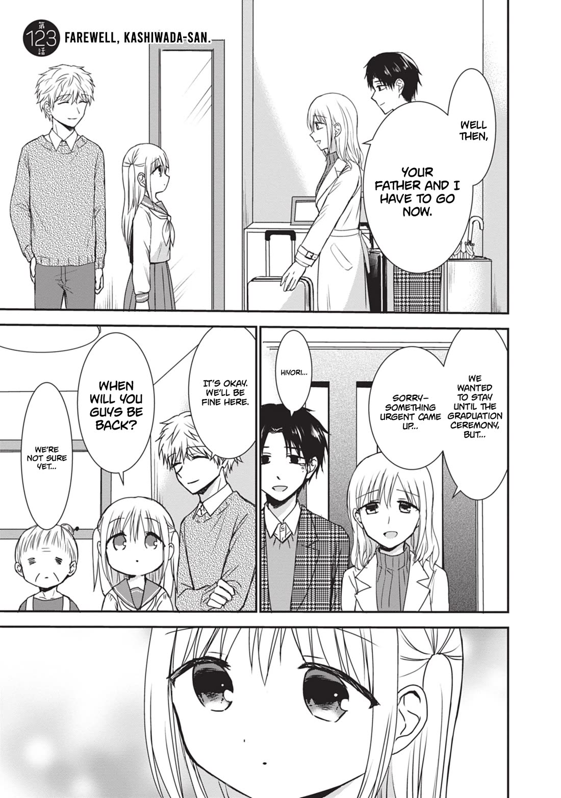 Expressionless Face Girl and Emotional Face Boy chapter 123 page 2