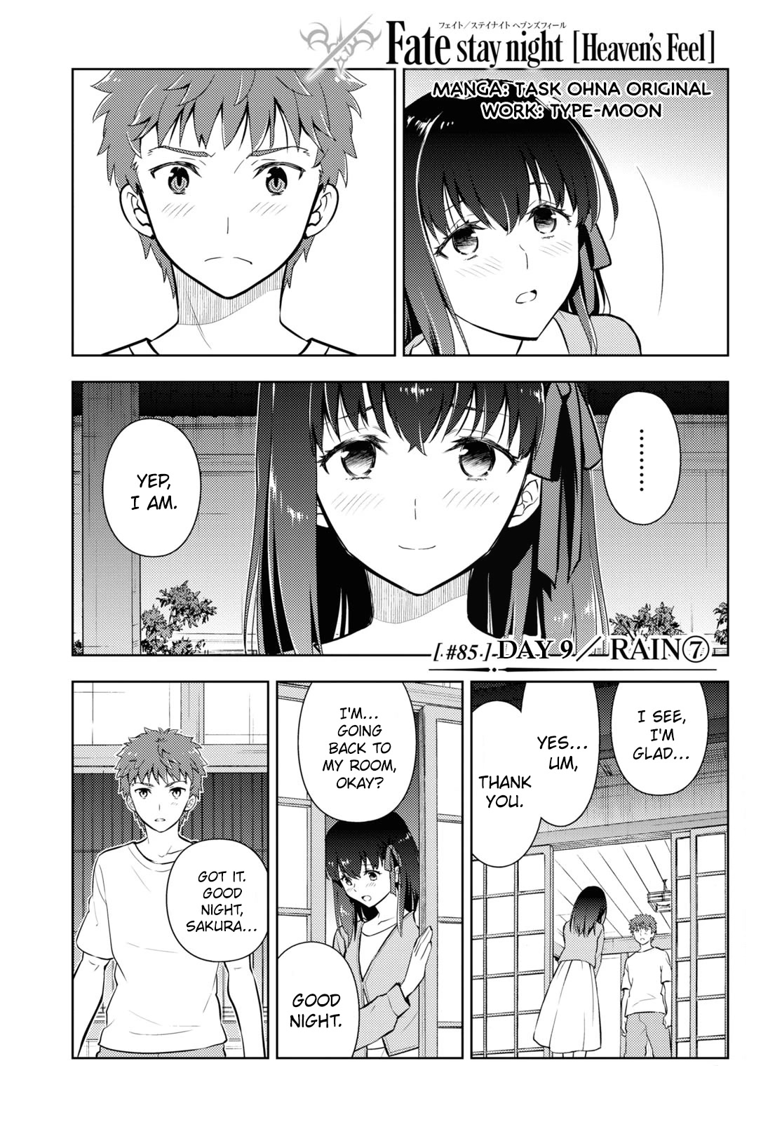 Fate/Stay Night - Heaven's Feel chapter 85 page 1