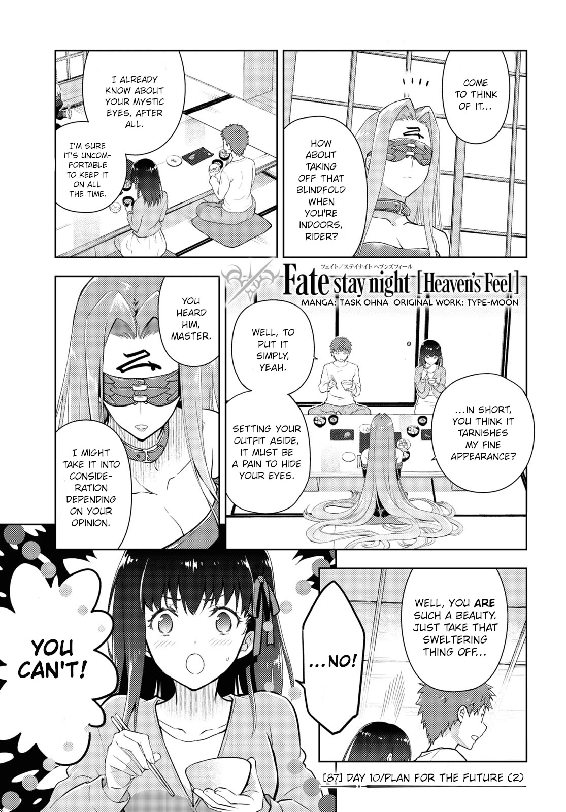 Fate/Stay Night - Heaven's Feel chapter 87 page 1