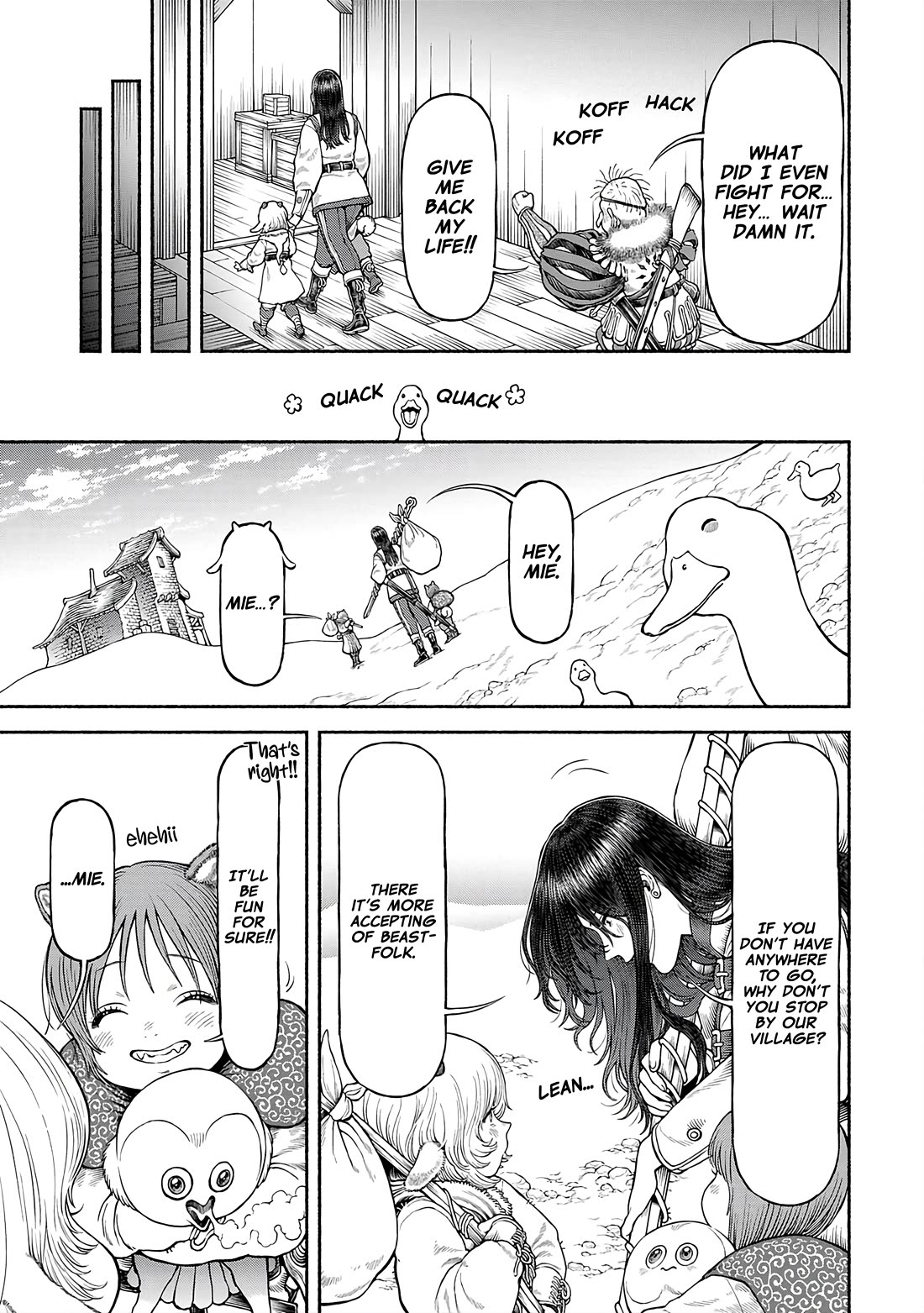 Female Knight and the Kemonomimi Child chapter 52 page 11