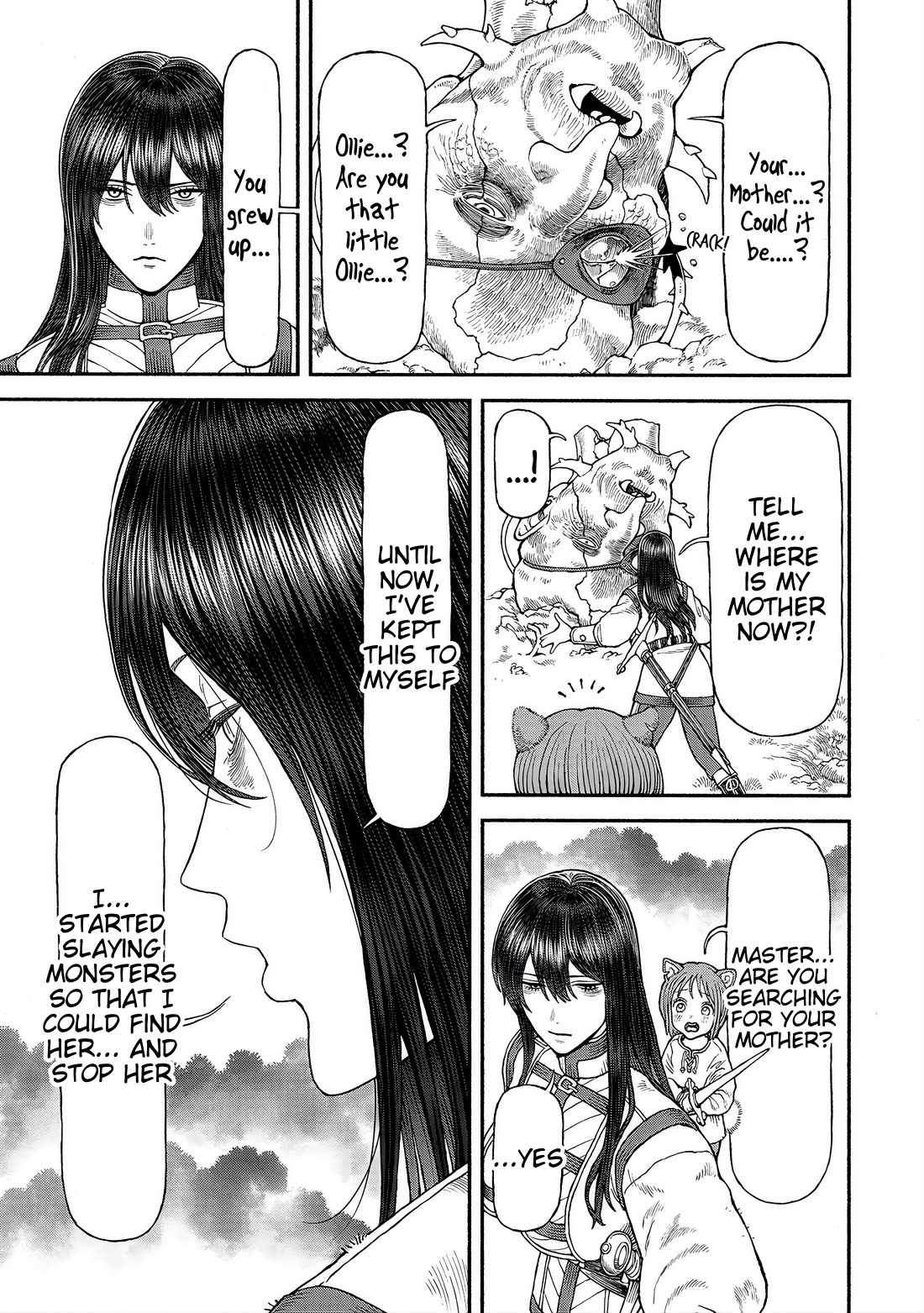 Female Knight and the Kemonomimi Child chapter 54 page 9