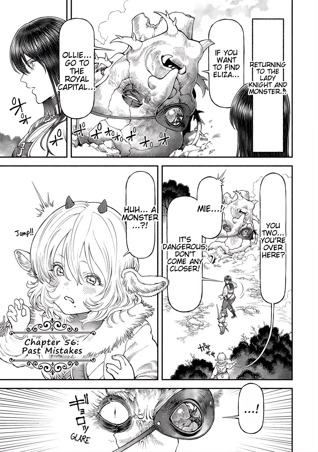 Female Knight and the Kemonomimi Child chapter 56 page 1