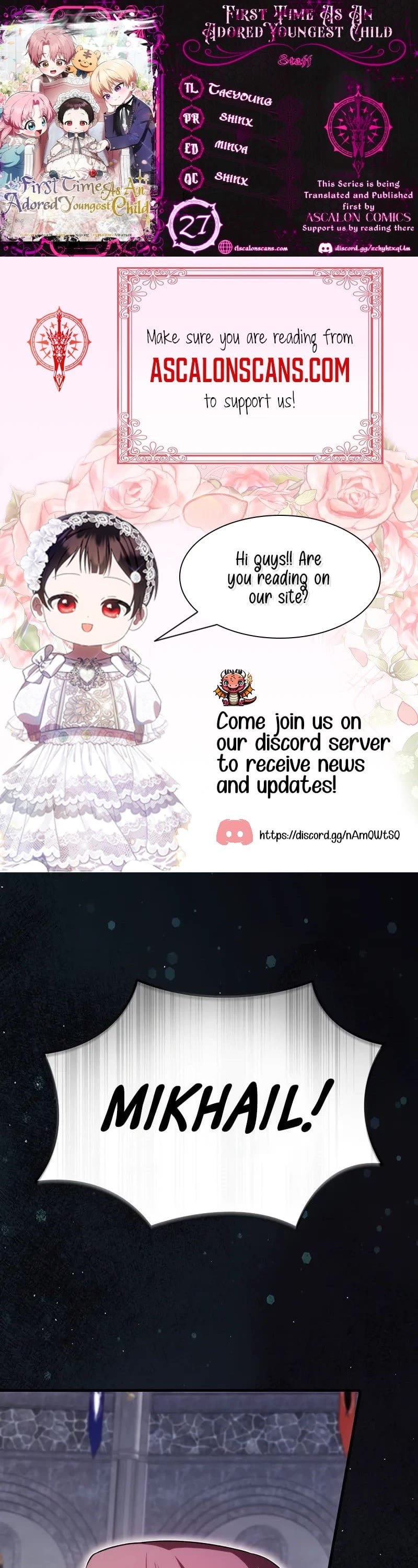 First Time As An Adored Youngest Child chapter 27 page 1