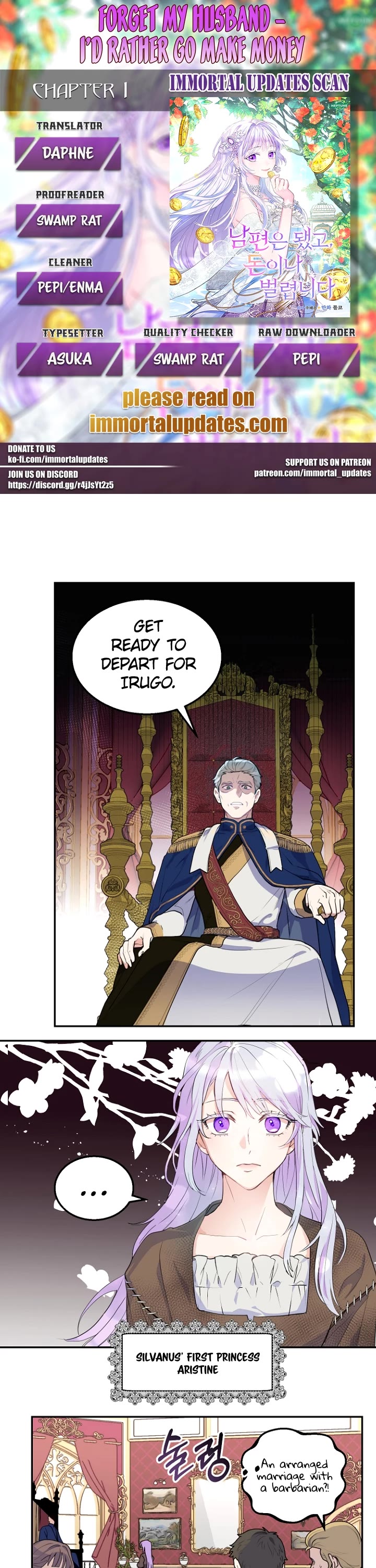 Forget My Husband, I'll Go Make Money chapter 1 page 1