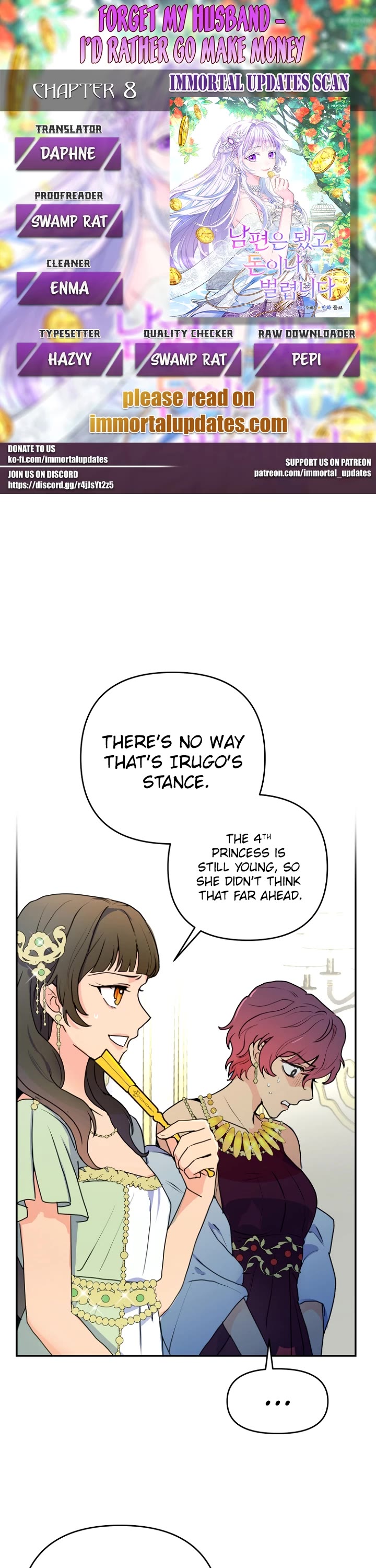 Forget My Husband, I'll Go Make Money chapter 8 page 1
