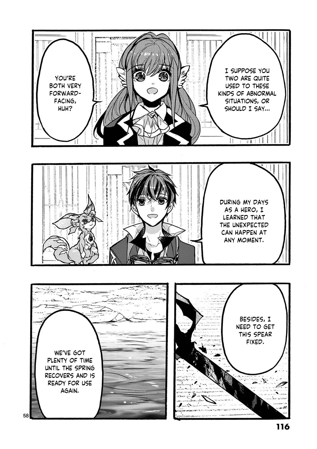 From The Strongest Job of Dragon Knight, To The Beginner Job Carrier, Somehow, I Am Dependent On The Heroes chapter 46 page 58