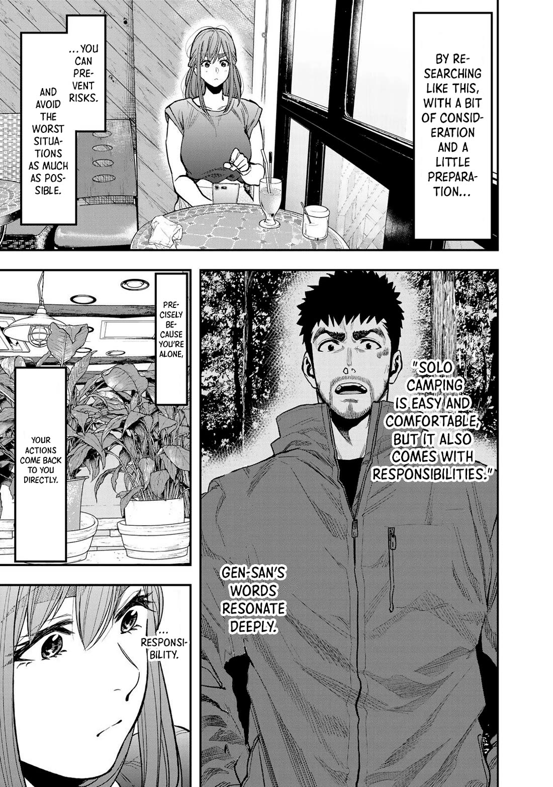 Futari Solo Camp chapter 37 page 17