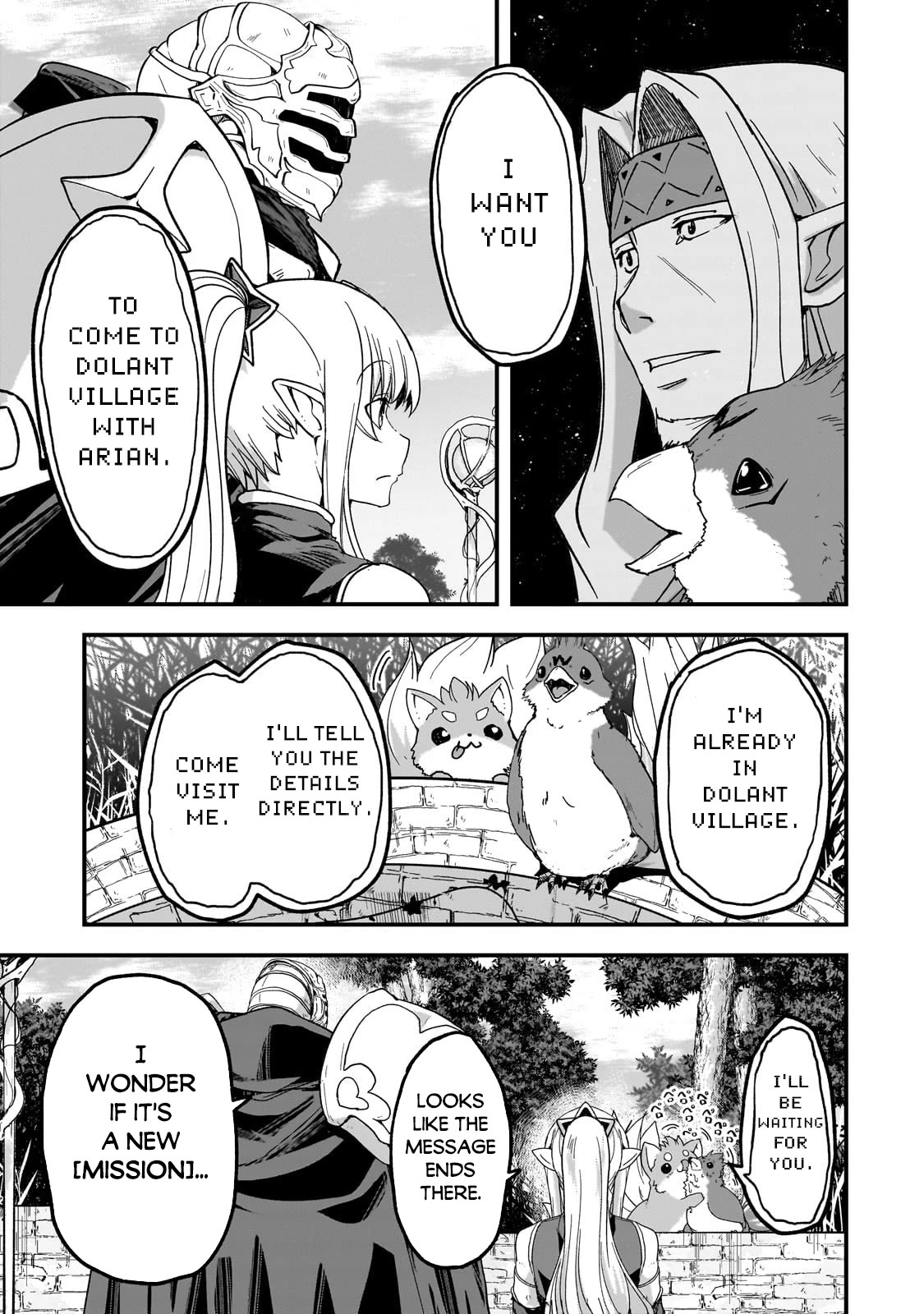 Gaikotsu Kishi-sama, Tadaima Isekai e Odekake-chuu chapter 59 page 14