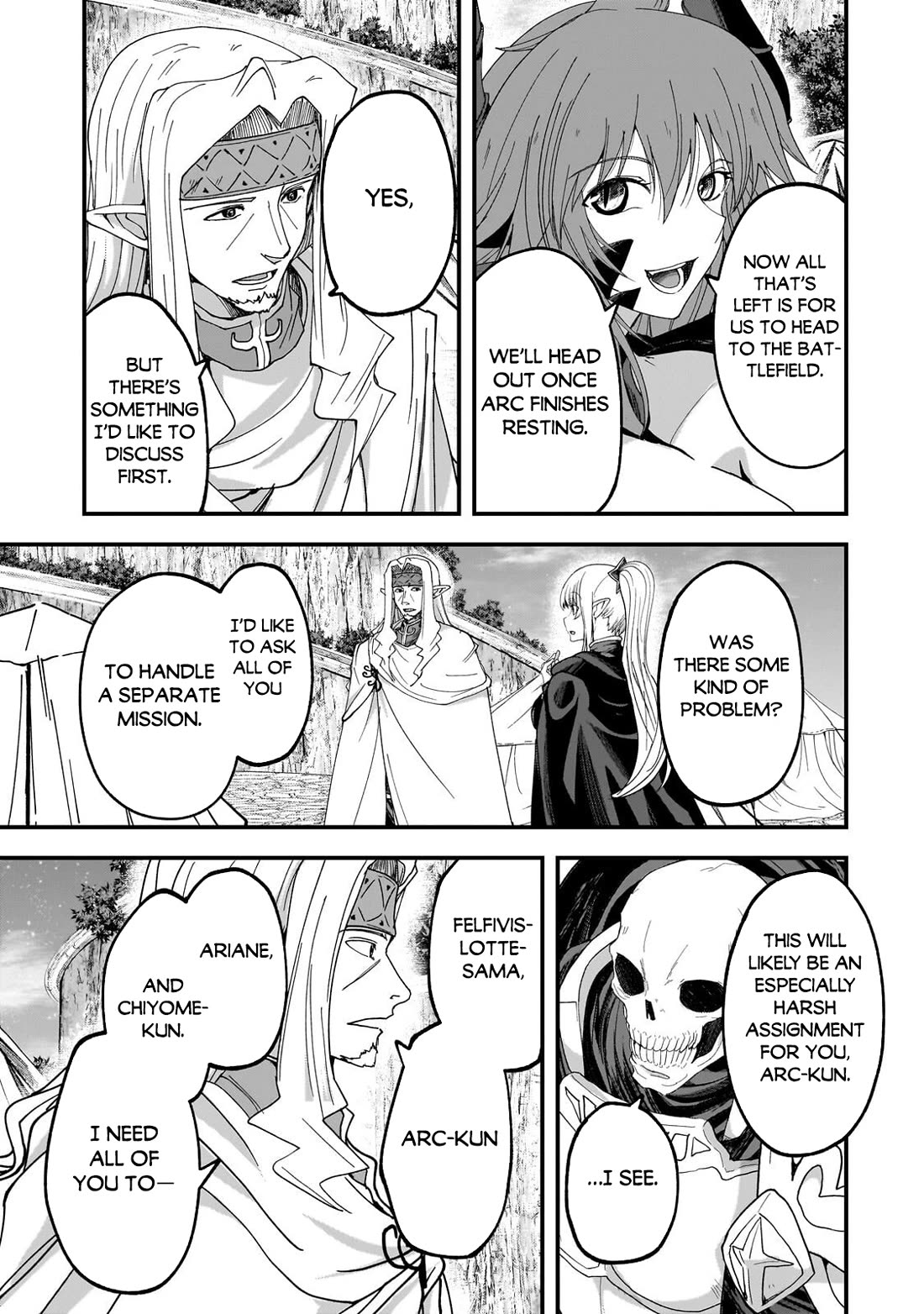 Gaikotsu Kishi-sama, Tadaima Isekai e Odekake-chuu chapter 69 page 18