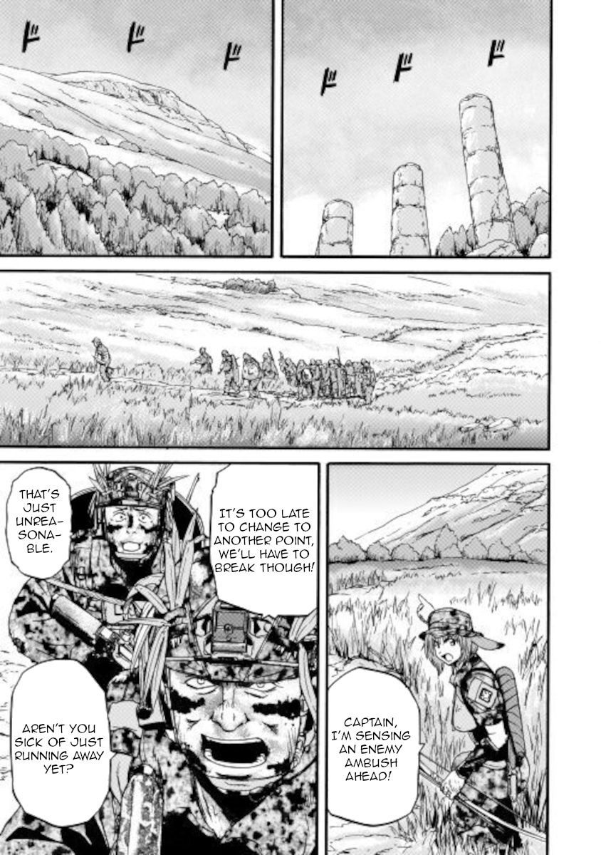 Gate - Jietai Kare no Chi nite, Kaku Tatakeri chapter 101.1 page 13