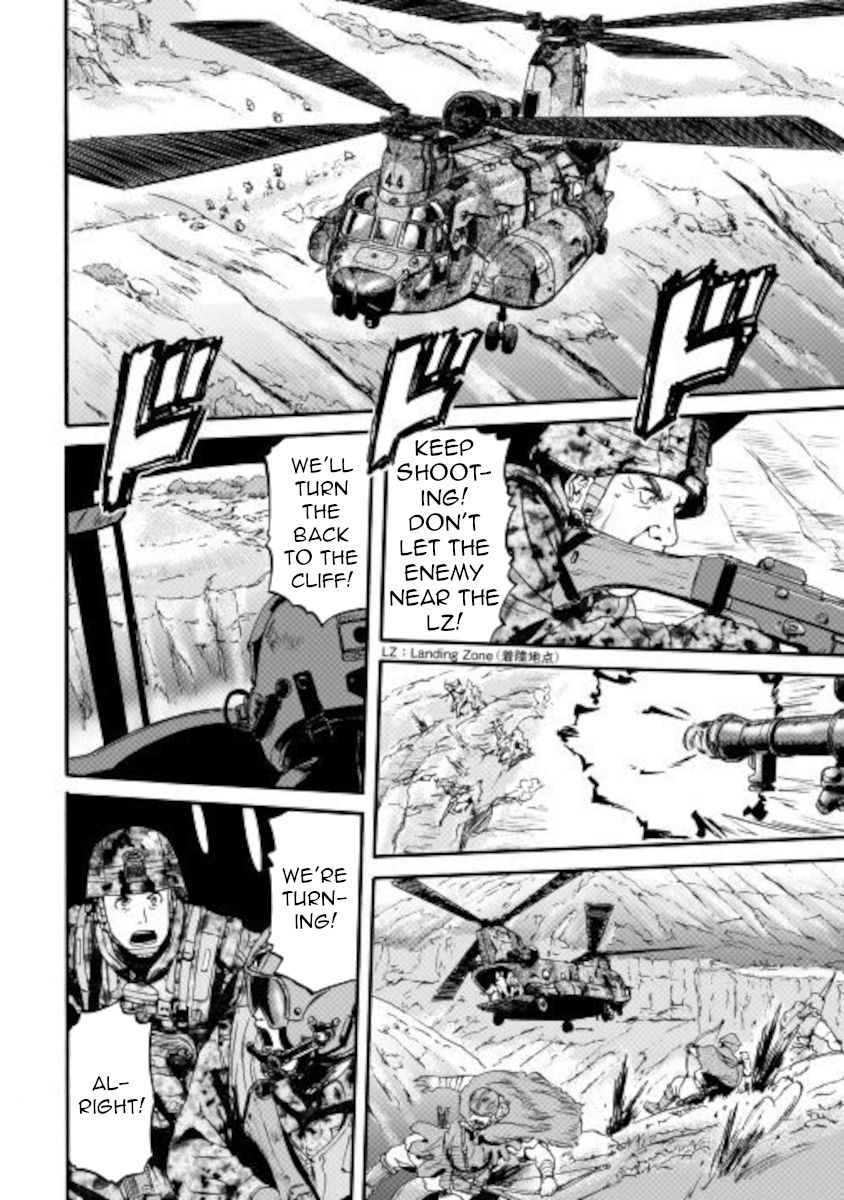 Gate - Jietai Kare no Chi nite, Kaku Tatakeri chapter 101.1 page 16