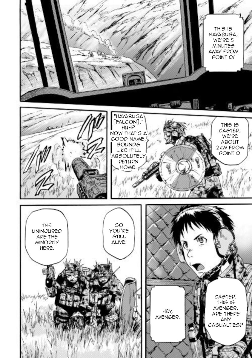 Gate - Jietai Kare no Chi nite, Kaku Tatakeri chapter 101.1 page 8