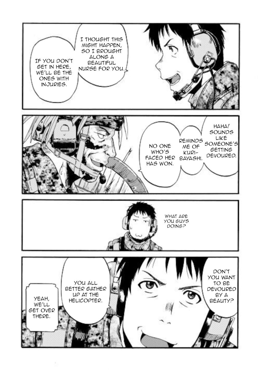 Gate - Jietai Kare no Chi nite, Kaku Tatakeri chapter 101.1 page 9