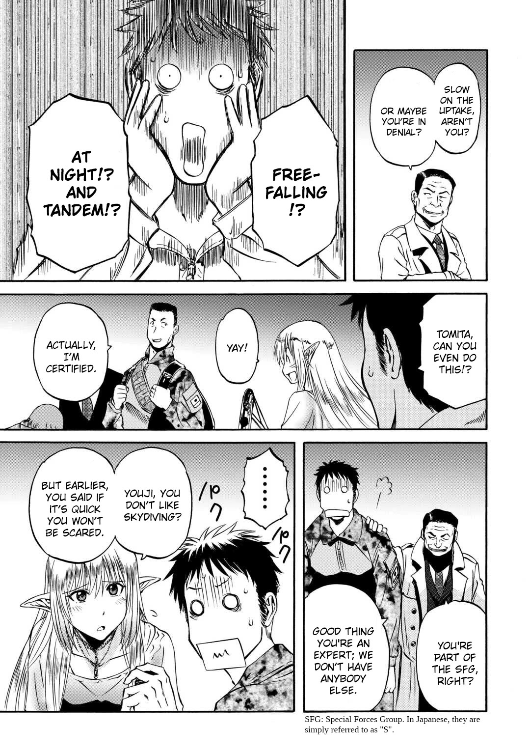 Gate - Jietai Kare no Chi nite, Kaku Tatakeri chapter 135 page 34