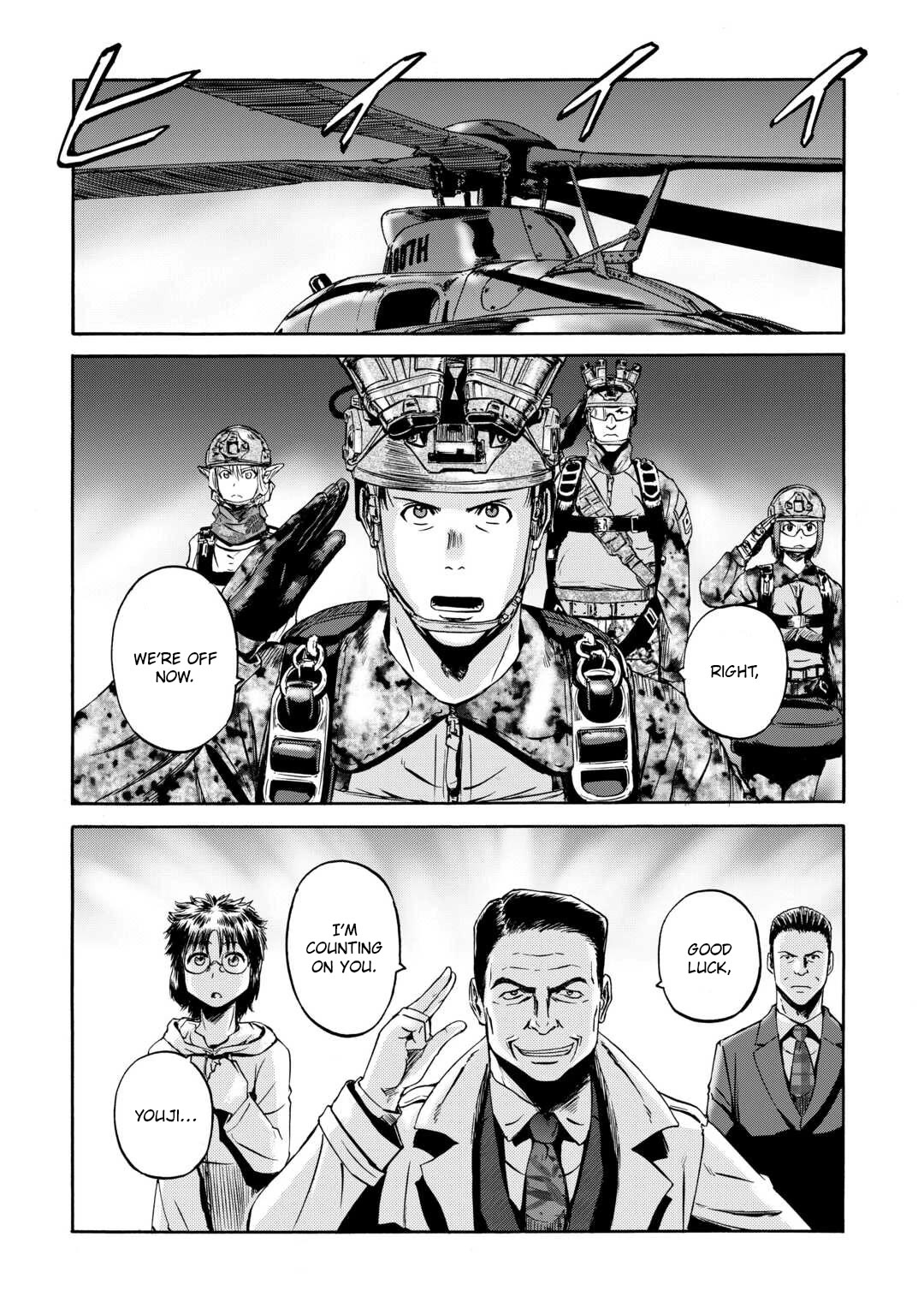 Gate - Jietai Kare no Chi nite, Kaku Tatakeri chapter 135 page 36