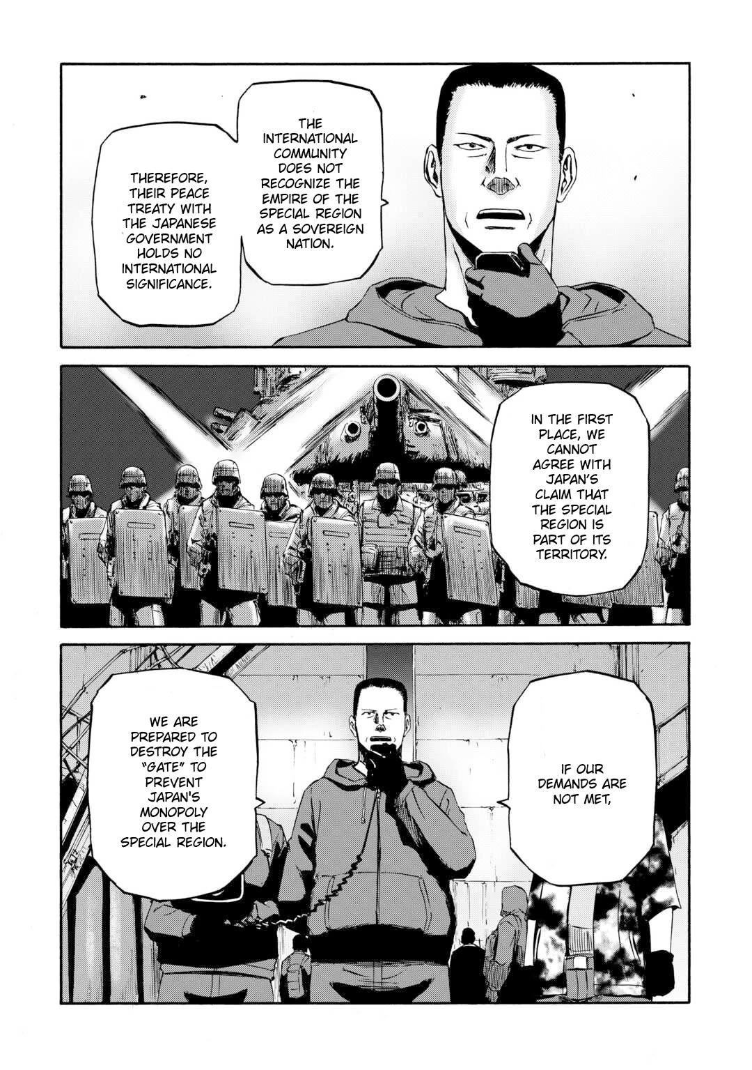 Gate - Jietai Kare no Chi nite, Kaku Tatakeri chapter 136 page 19