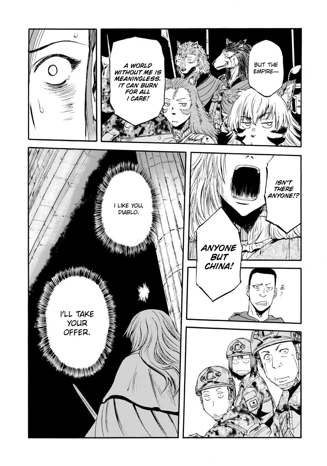 Gate - Jietai Kare no Chi nite, Kaku Tatakeri chapter 140 page 34