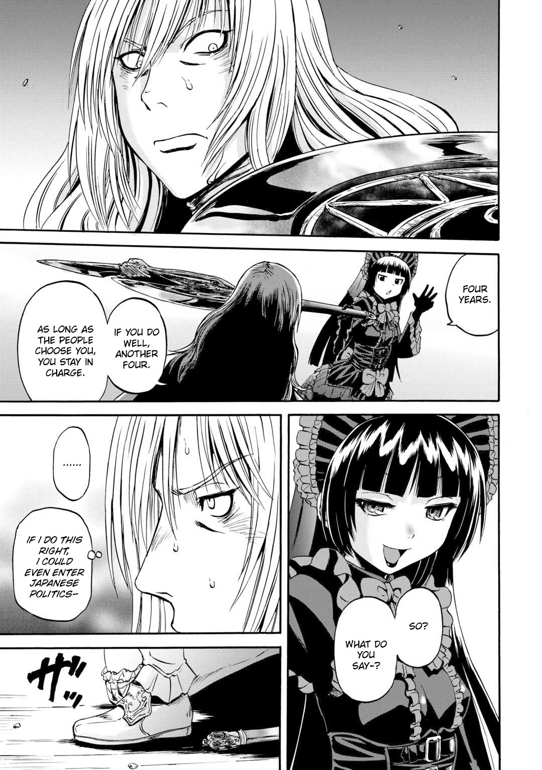 Gate - Jietai Kare no Chi nite, Kaku Tatakeri chapter 140 page 38