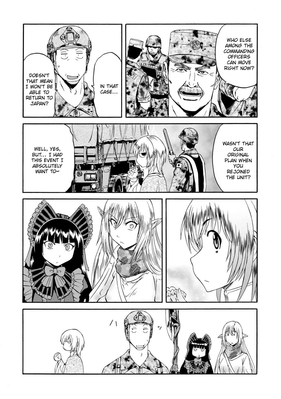 Gate - Jietai Kare no Chi nite, Kaku Tatakeri chapter 142 page 13