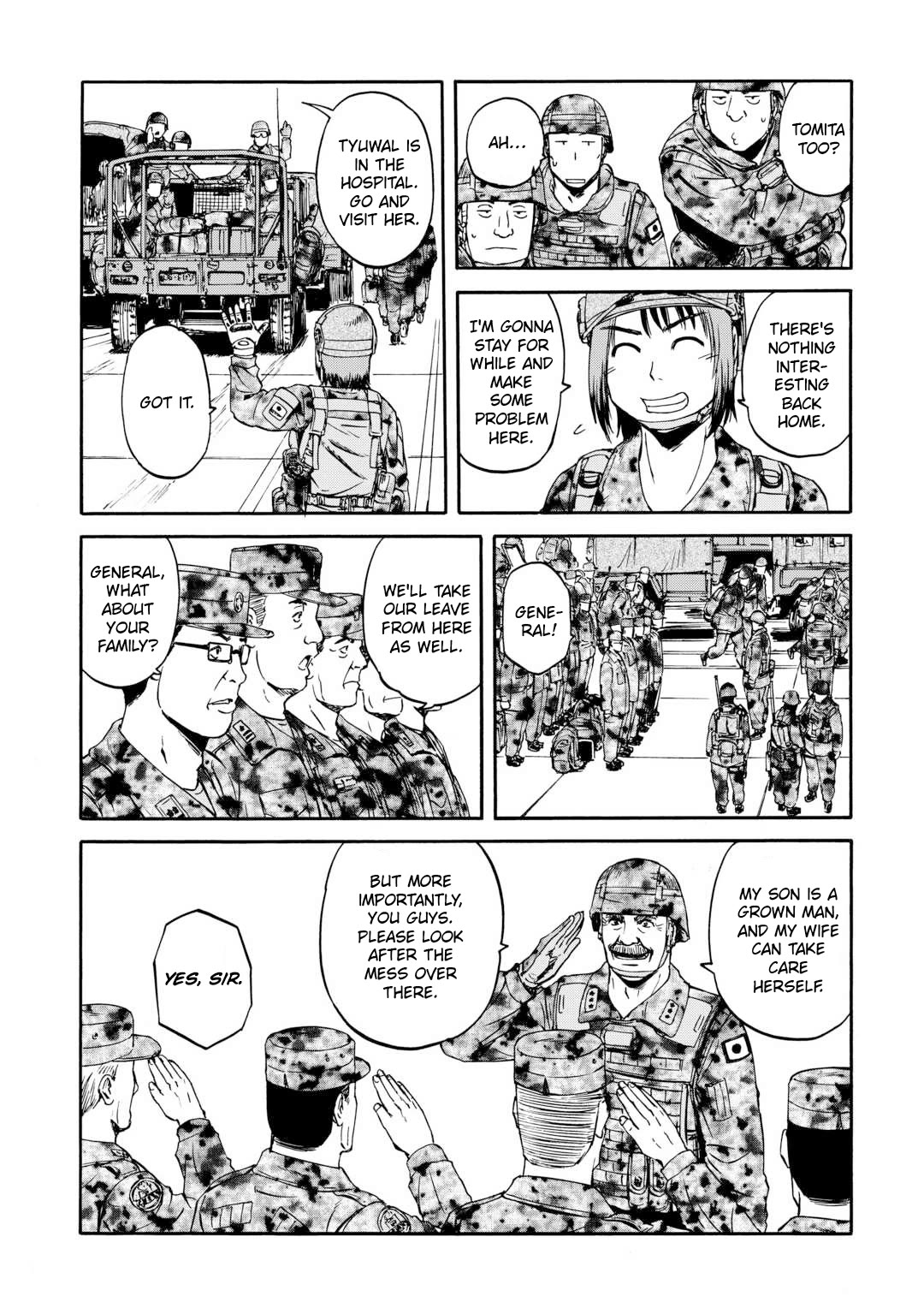 Gate - Jietai Kare no Chi nite, Kaku Tatakeri chapter 142 page 23