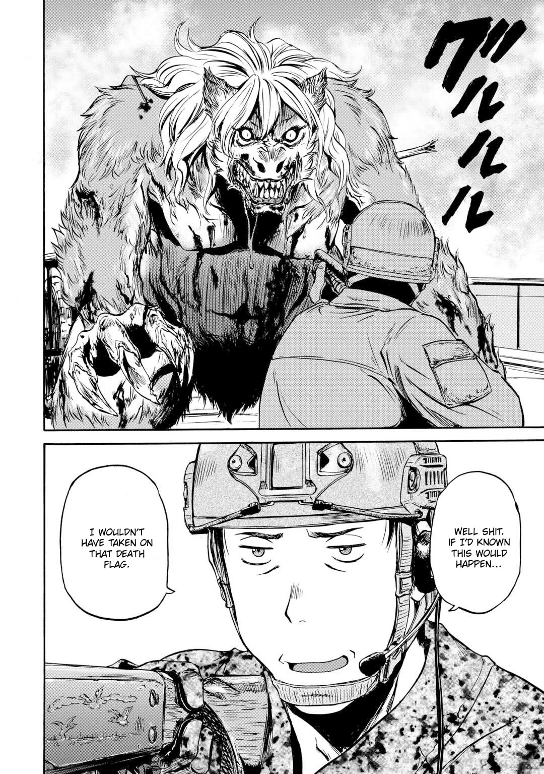 Gate - Jietai Kare no Chi nite, Kaku Tatakeri chapter 142 page 48