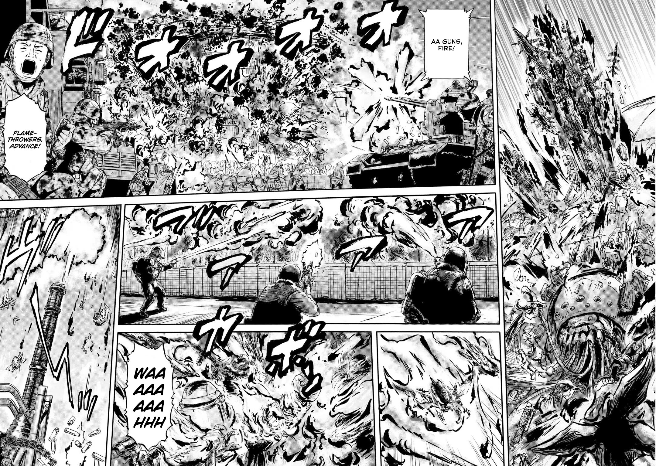 Gate - Jietai Kare no Chi nite, Kaku Tatakeri chapter 143.1 page 15