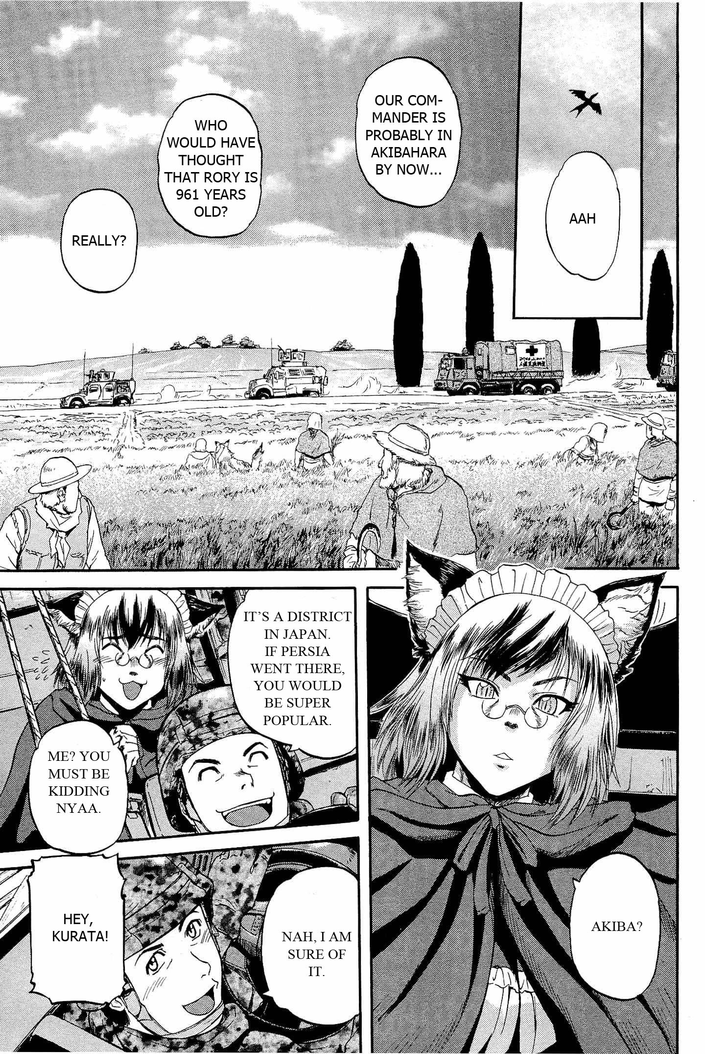 Gate - Jietai Kare no Chi nite, Kaku Tatakeri chapter 20 page 22