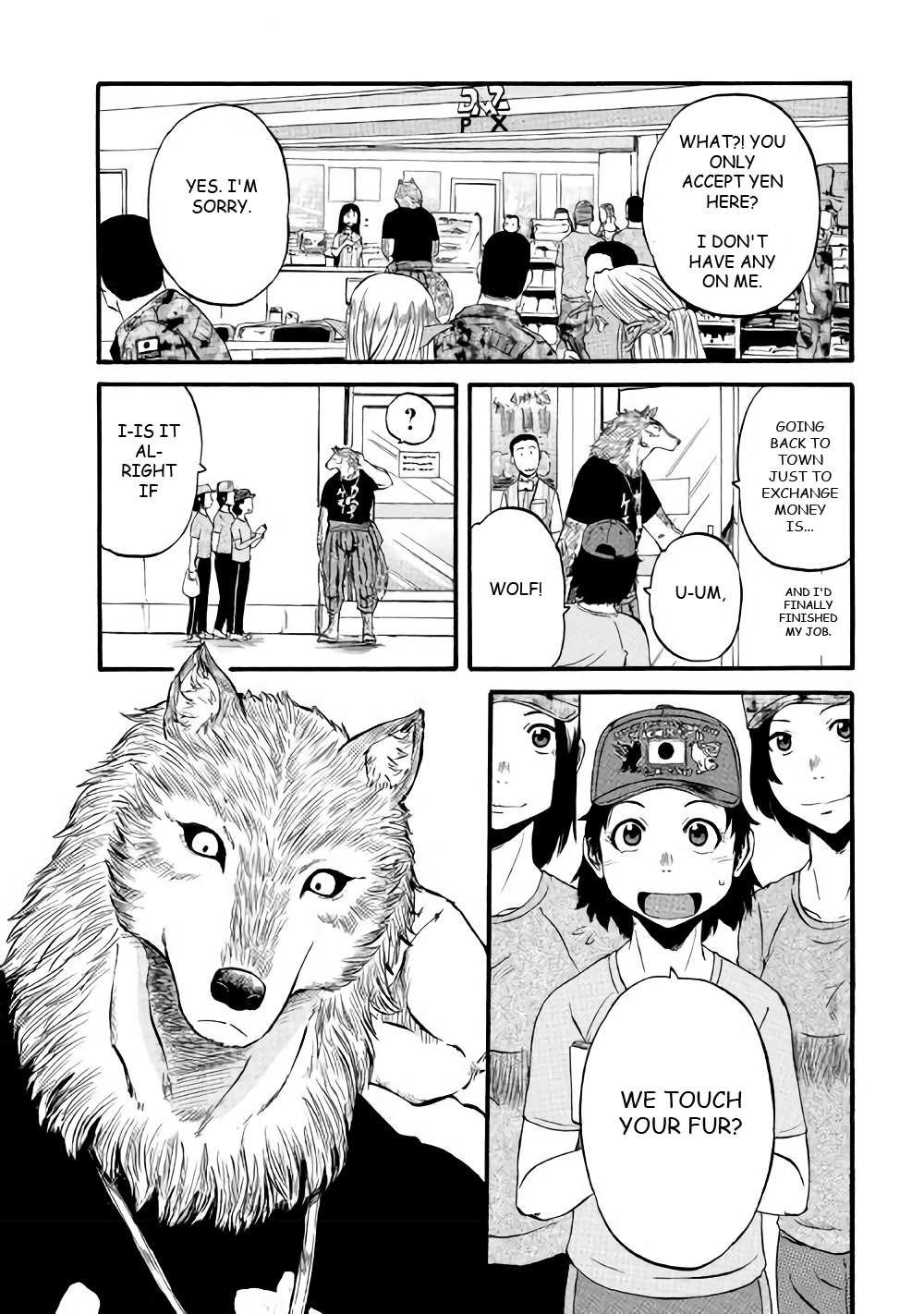 Gate - Jietai Kare no Chi nite, Kaku Tatakeri chapter 69.5 page 1