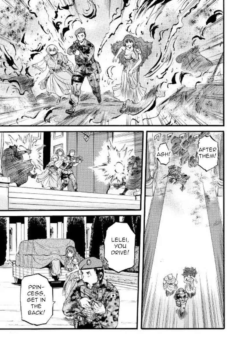 Gate - Jietai Kare no Chi nite, Kaku Tatakeri chapter 85.2 page 11