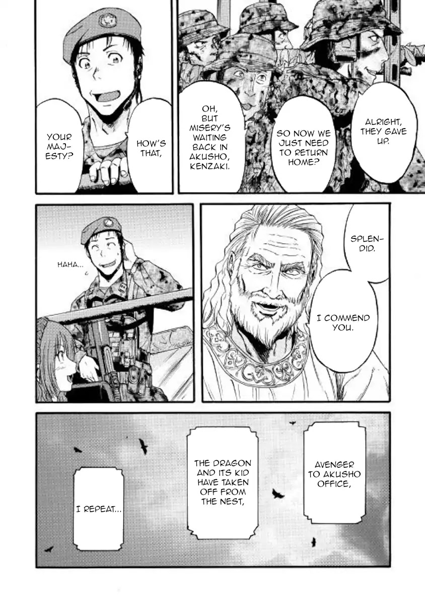 Gate - Jietai Kare no Chi nite, Kaku Tatakeri chapter 85.2 page 36