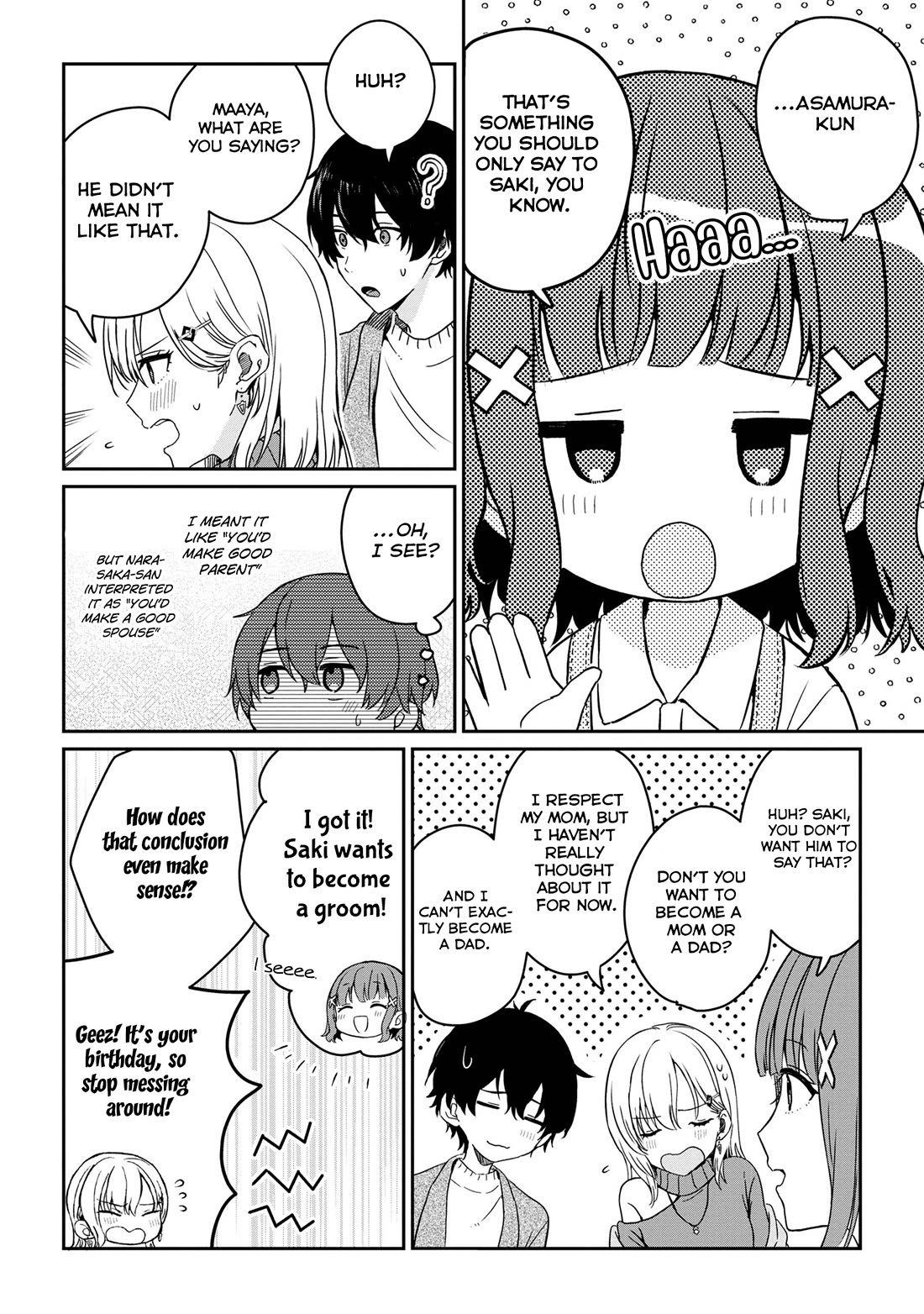 Gimai Seikatsu chapter 27.1 page 14