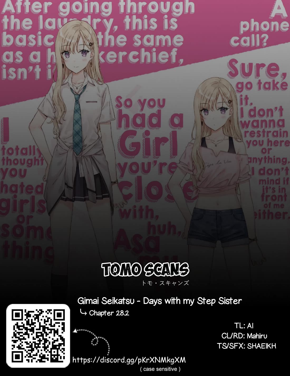 Gimai Seikatsu chapter 28.2 page 15