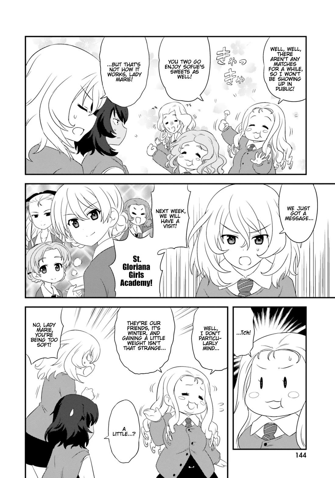 Girls & Panzer: Motto Love Love Sakusen desu! chapter 82.4 page 4