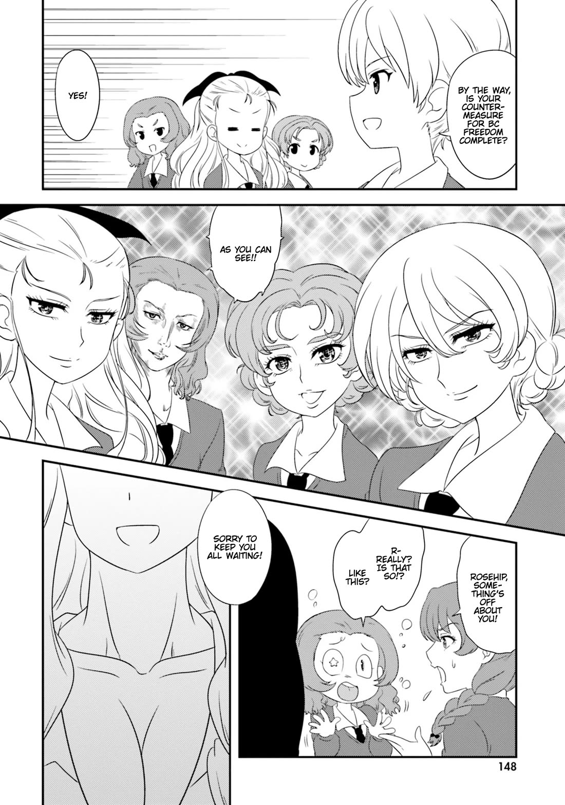 Girls & Panzer: Motto Love Love Sakusen desu! chapter 82.4 page 8